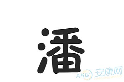 中国姓氏人口潘氏排名_中国姓氏分布图 看看自己的根在哪里(3)